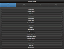 Tablet Screenshot of newtontrophy.com
